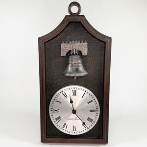 Vintage Seth Thomas Ben Franklin Wall Clock Liberty Bell Colonial Working